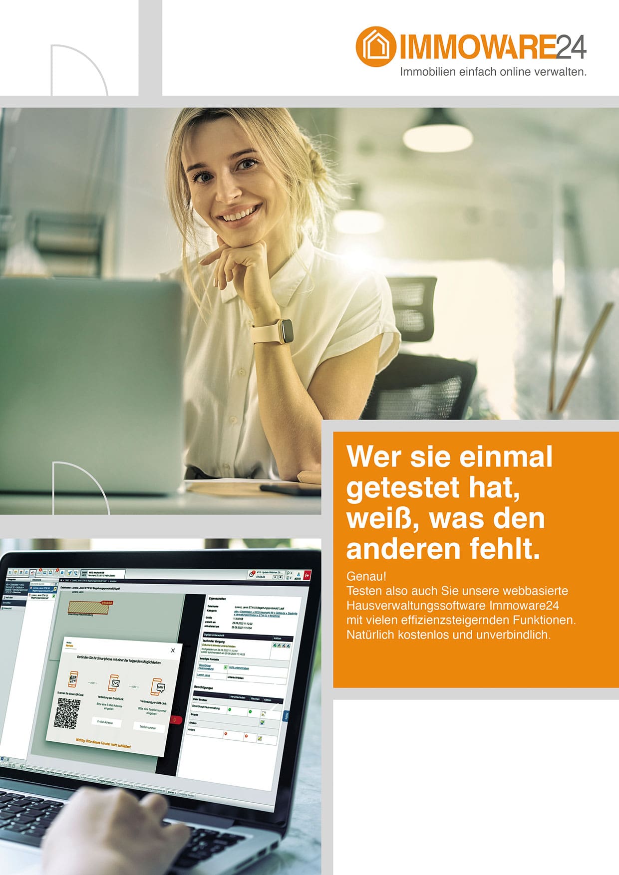 IMMOWARE24 — Immobilien einfach online verwalten.